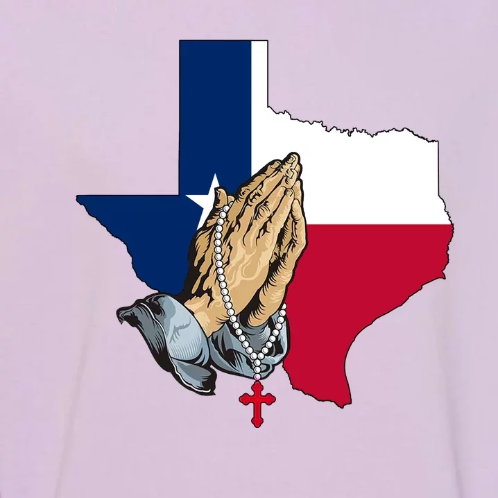 Texas Strong Pray For Uvalde Garment-Dyed Sweatshirt