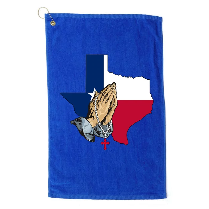 Texas Strong Pray For Uvalde Platinum Collection Golf Towel