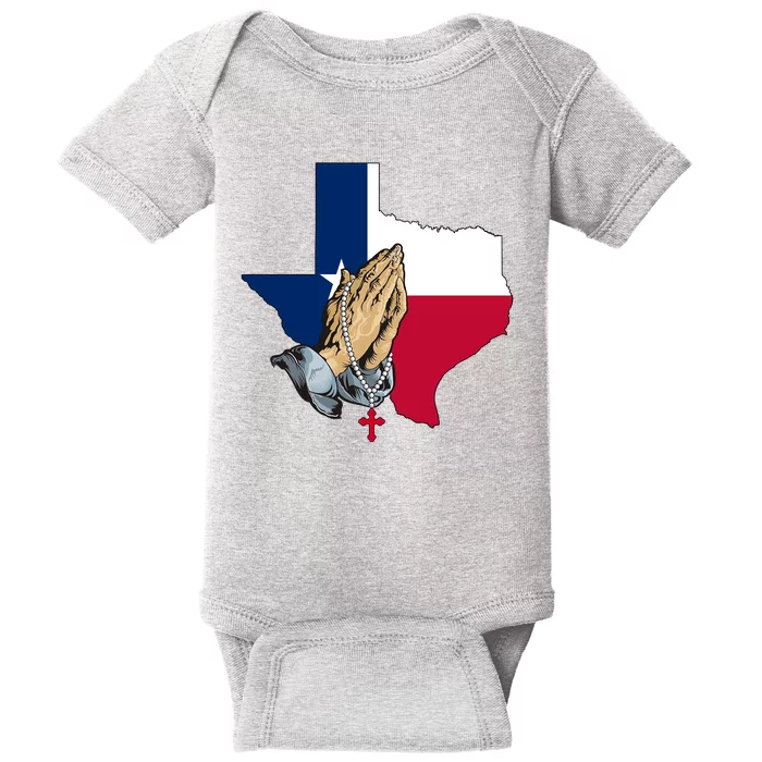 Texas Strong Pray For Uvalde Baby Bodysuit