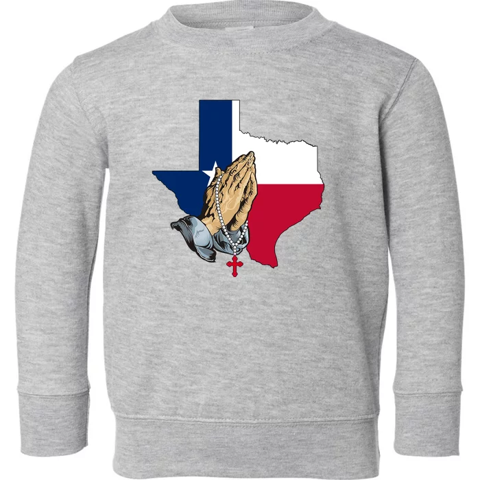 Texas Strong Pray For Uvalde Toddler Sweatshirt