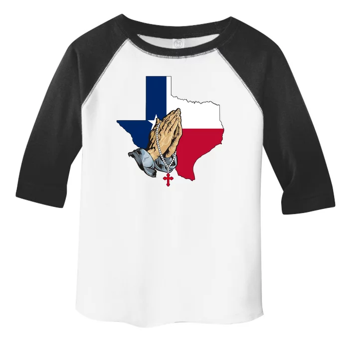 Texas Strong Pray For Uvalde Toddler Fine Jersey T-Shirt