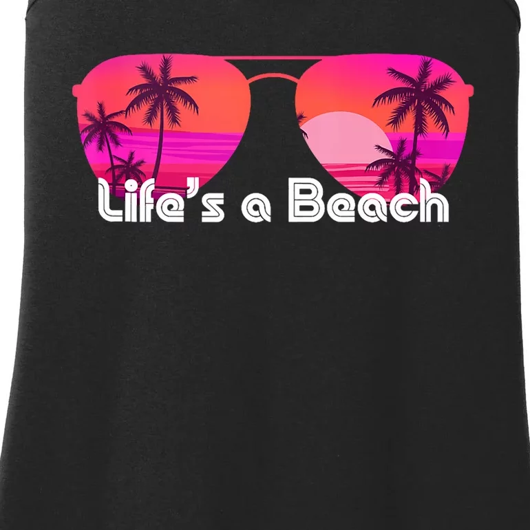 Tropical Sunset Paradise Ladies Essential Tank