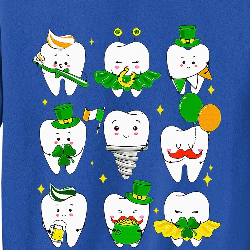 Teeth St Patrick Dentist Dental Assistant Irish Leprechaun Sweatshirt