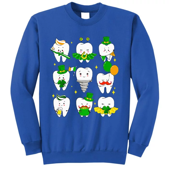 Teeth St Patrick Dentist Dental Assistant Irish Leprechaun Sweatshirt