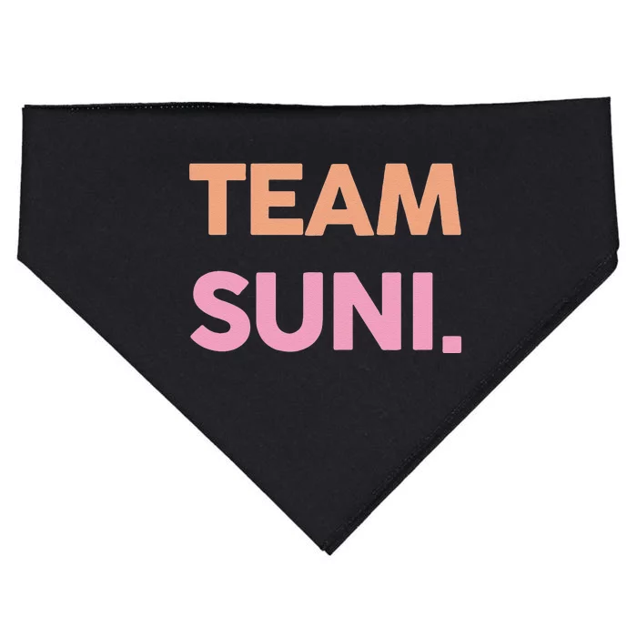 Team Suni Proud Family Surname Last Name USA-Made Doggie Bandana