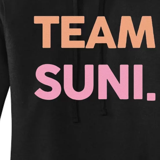 Team Suni Proud Family Surname Last Name Women's Pullover Hoodie