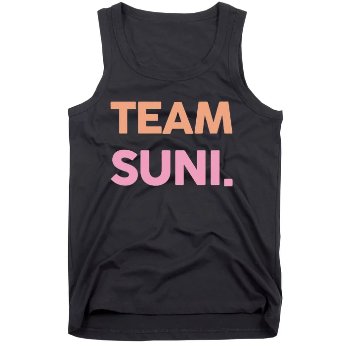 Team Suni Proud Family Surname Last Name Tank Top