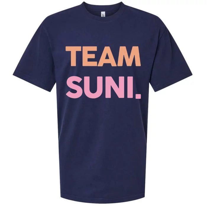 Team Suni Proud Family Surname Last Name Sueded Cloud Jersey T-Shirt