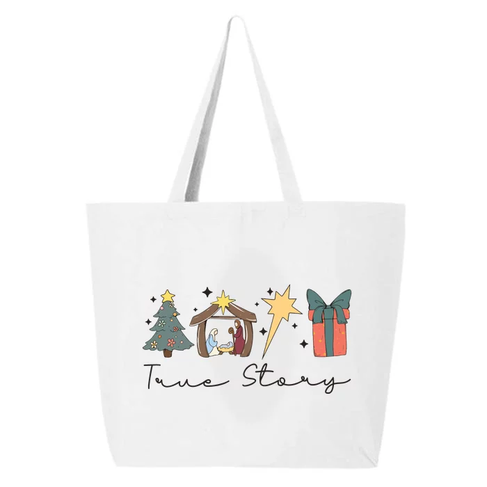 True Story Png Morning Star Christian Christmas 25L Jumbo Tote