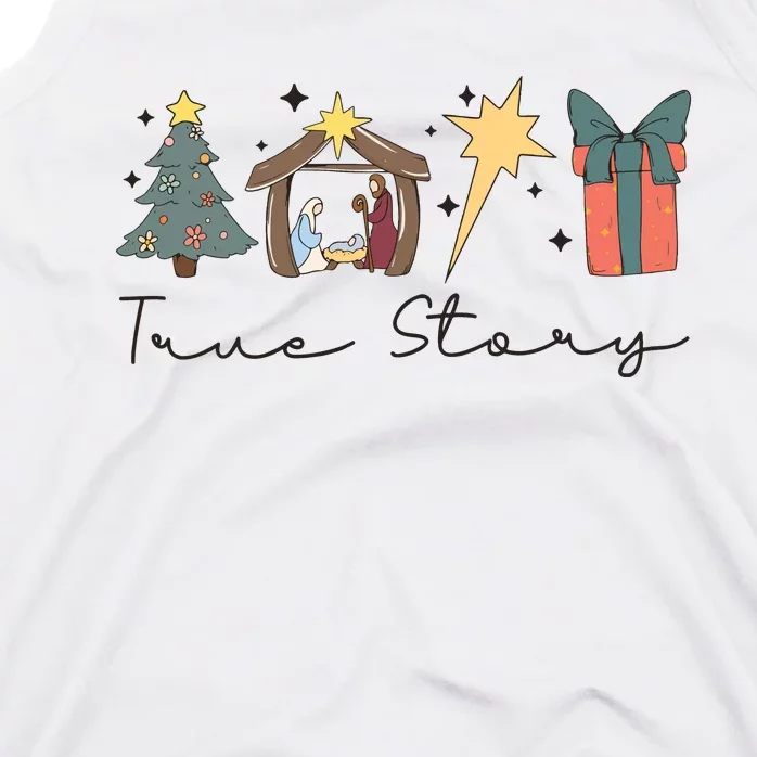 True Story Png Morning Star Christian Christmas Tank Top