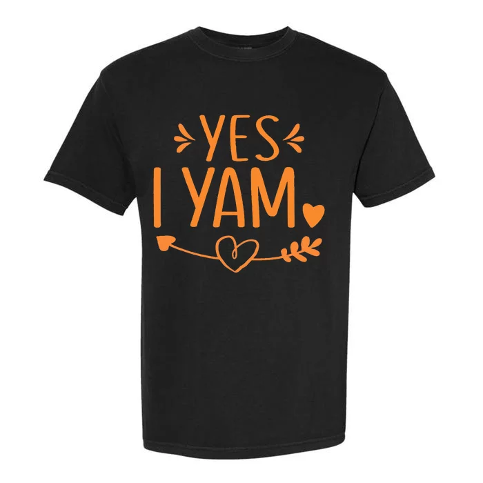 Thanksgiving Sweet Potato Yes I Yam Garment-Dyed Heavyweight T-Shirt