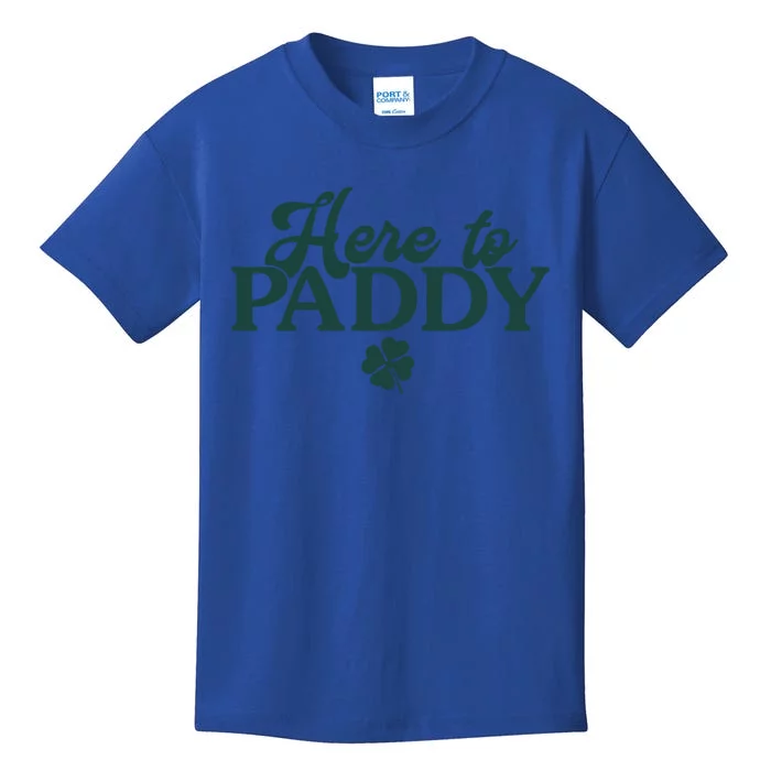 Trendy St Patrick's Day Here To Paddy Meaningful Gift Kids T-Shirt