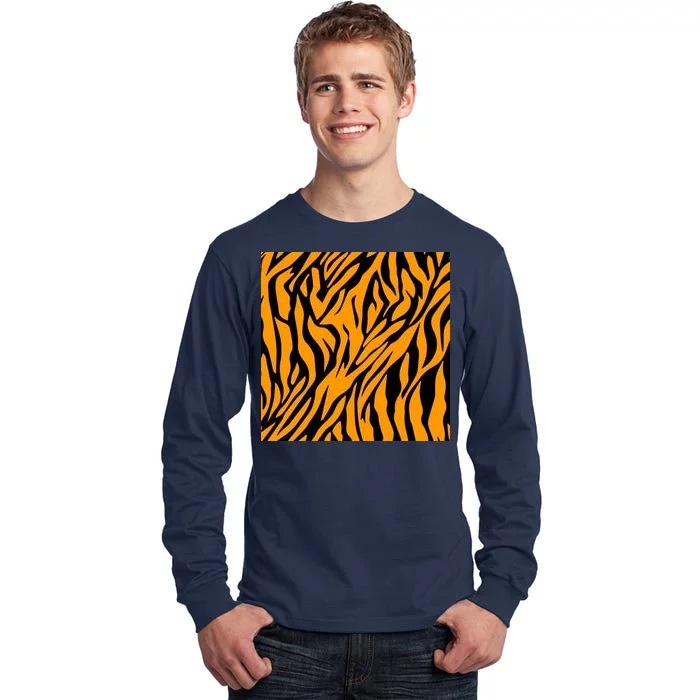 Tiger Stripes Pattern Tall Long Sleeve T-Shirt