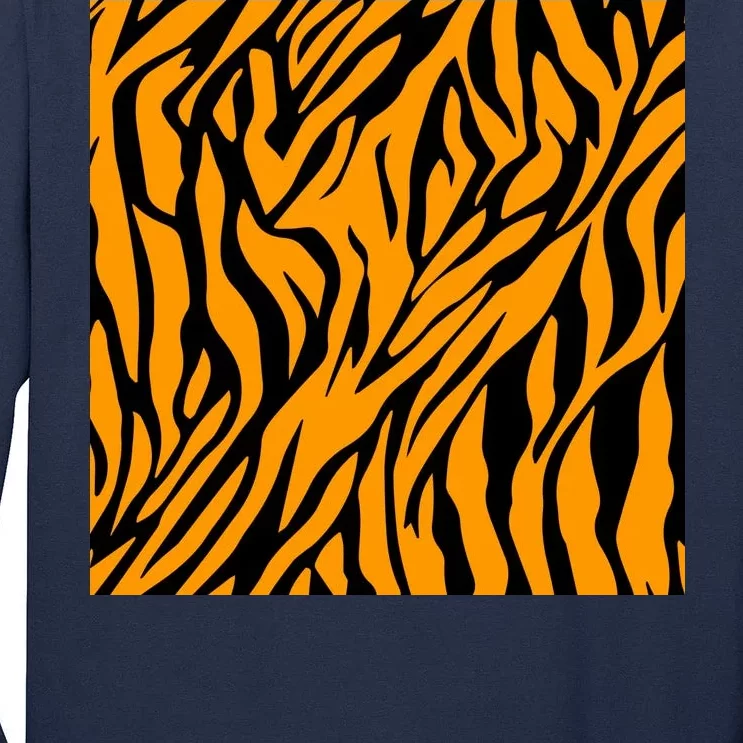 Tiger Stripes Pattern Tall Long Sleeve T-Shirt