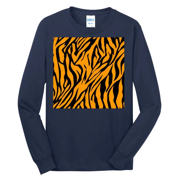 Tiger Stripes Pattern Tall Long Sleeve T-Shirt