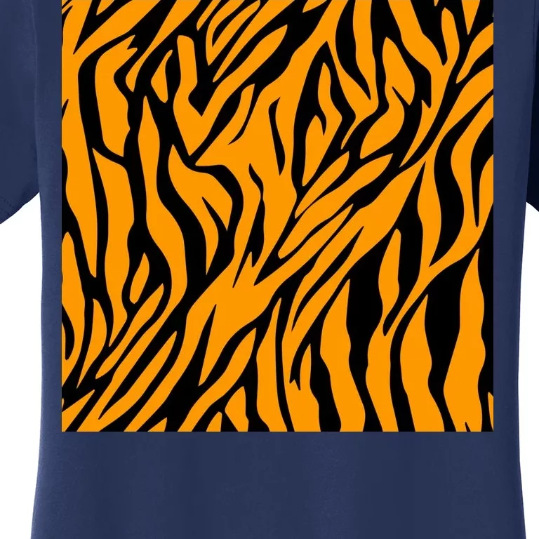 Tiger Stripes Pattern Women's T-Shirt