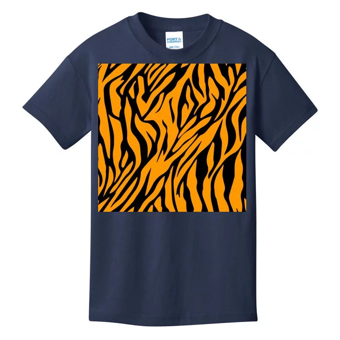 Tiger Stripes Pattern Kids T-Shirt