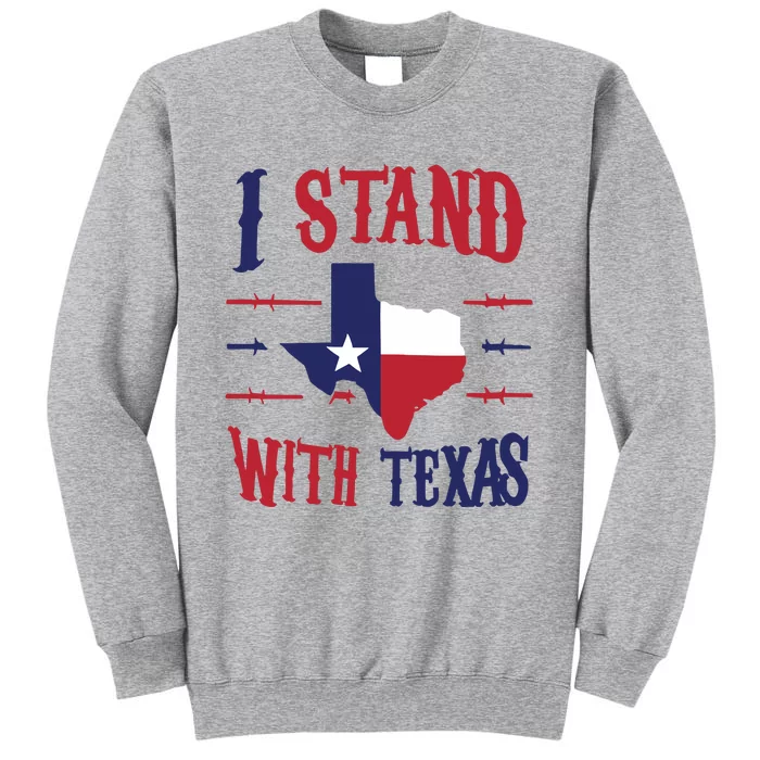 Texas Strong Patriotic Texas Pride Tall Sweatshirt