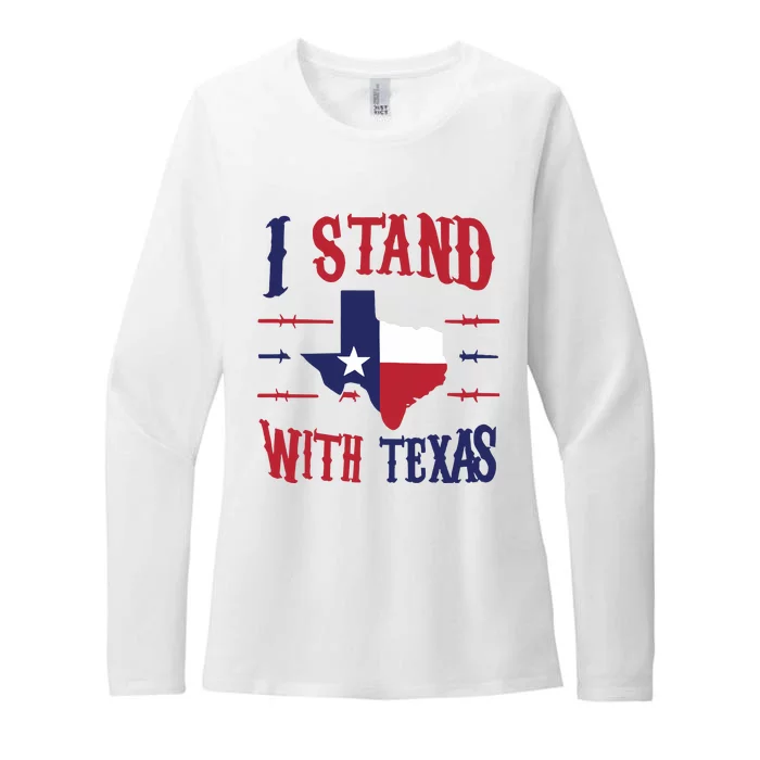 Texas Strong Patriotic Texas Pride Womens CVC Long Sleeve Shirt