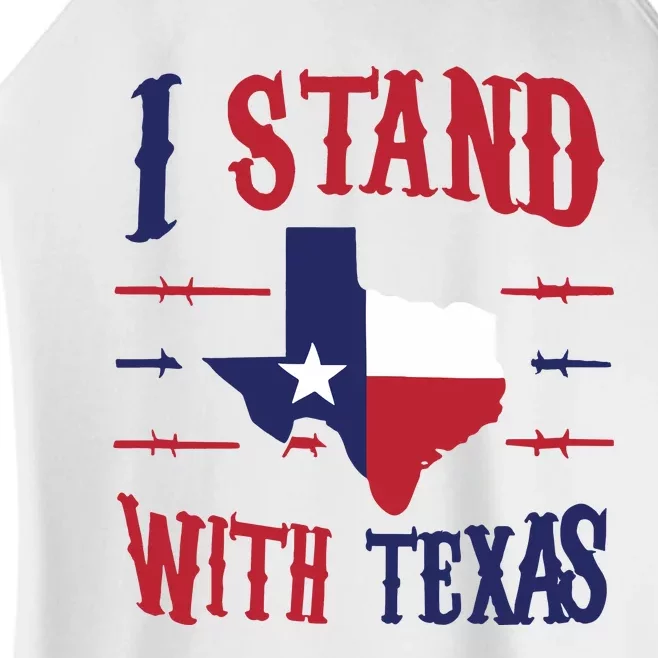 Texas Strong Patriotic Texas Pride Women’s Perfect Tri Rocker Tank