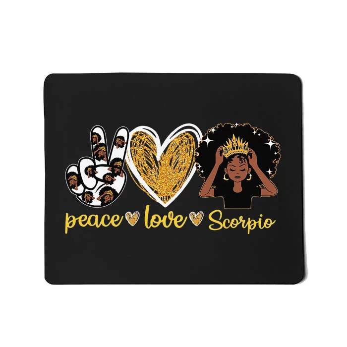 Th Scorpio Party Costume Black Woman Mousepad