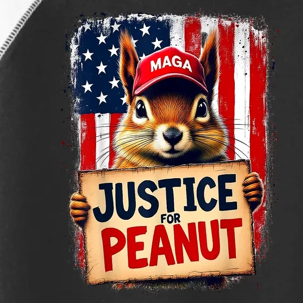 The Squirrel Peanut Squirrel Maga American Flag Justice For Peanut Gift Toddler Fine Jersey T-Shirt