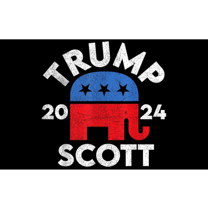 Trump Scott President Trump 2024 Bumper Sticker