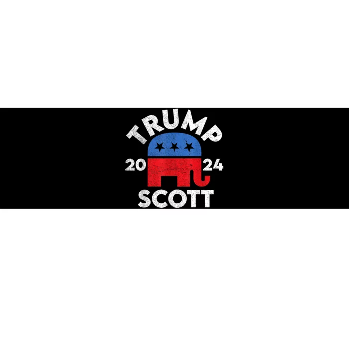 Trump Scott President Trump 2024 Bumper Sticker