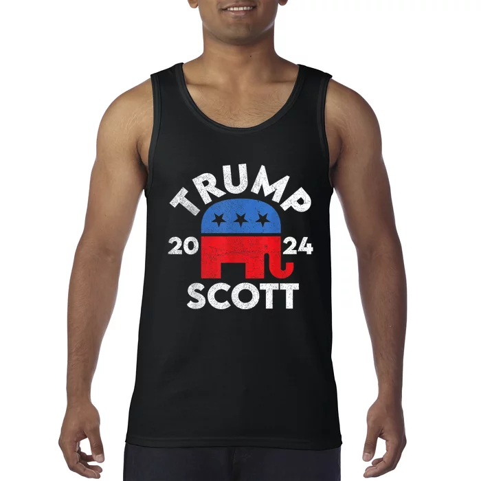 Trump Scott President Trump 2024 Tank Top