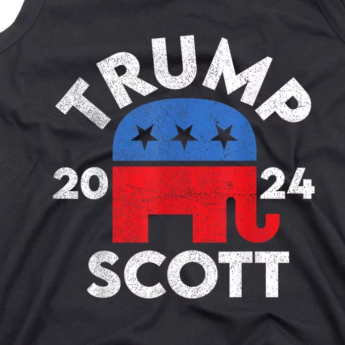 Trump Scott President Trump 2024 Tank Top