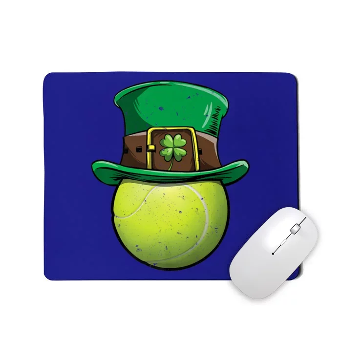 Tennis St Patricks Day Catcher Pitcher Shamrock Gift Mousepad