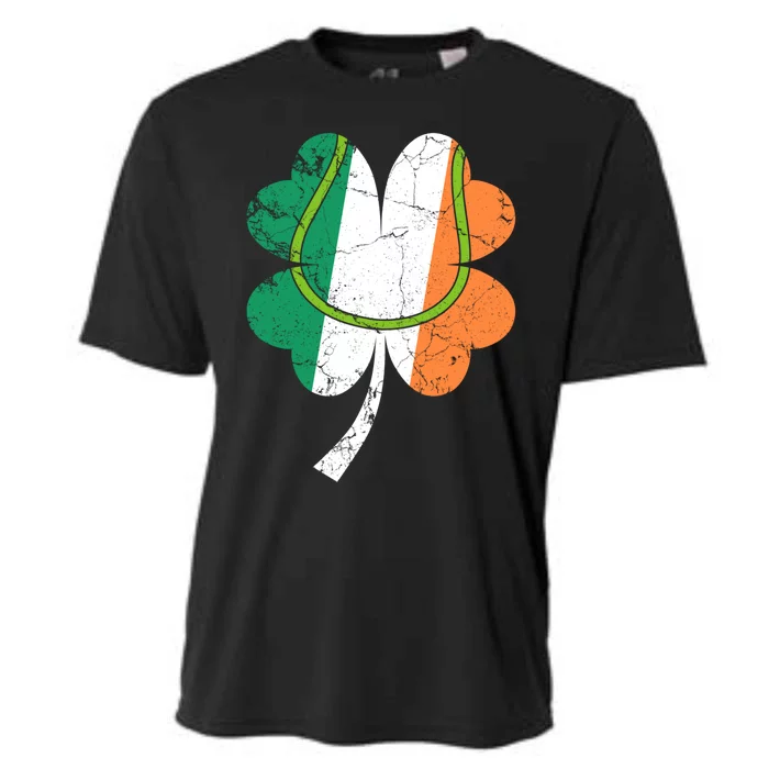 Tennis St Patricks Day Catcher Pitcher Shamrock Gift Cooling Performance Crew T-Shirt