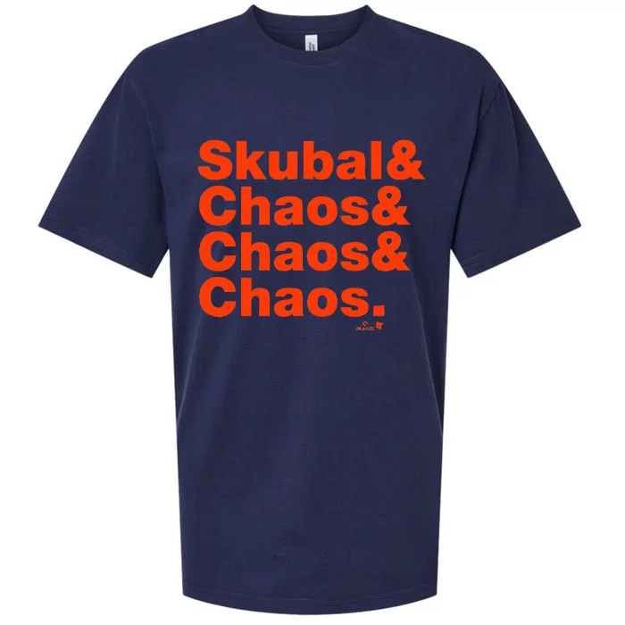 Tarik Skubal & Pitching Chaos Detroit Baseball Sueded Cloud Jersey T-Shirt