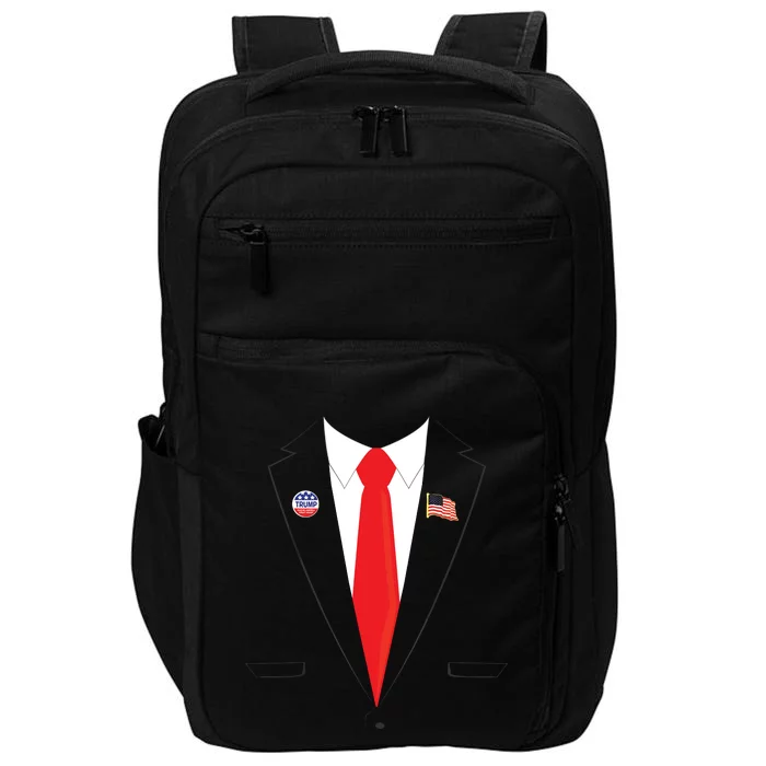 Tuxedo Suit Presidents Day Trump Pin Costume Impact Tech Backpack