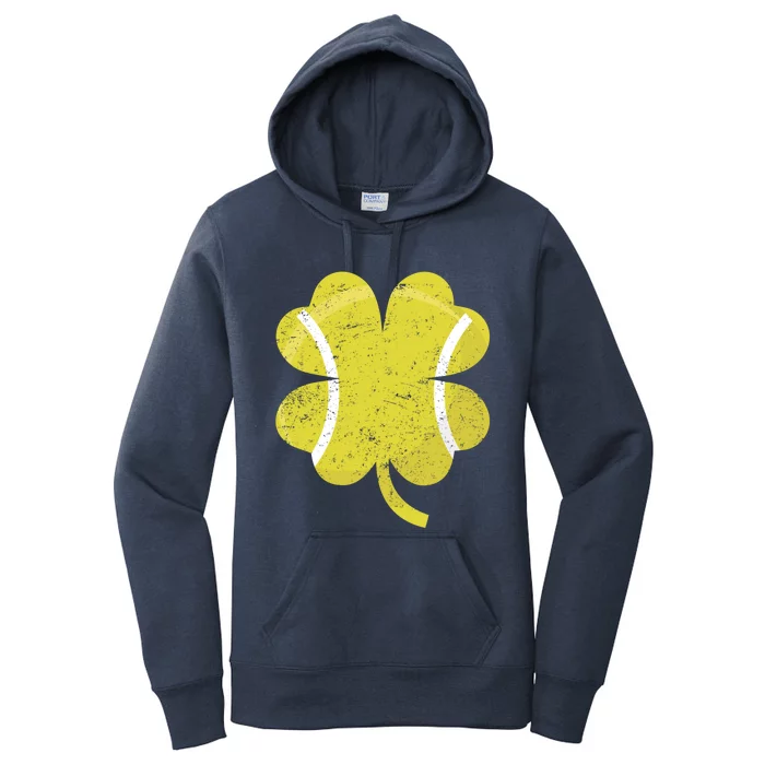 Tennis St Patricks Day Sports Shamrock Costume Cute Gift Women's Pullover Hoodie