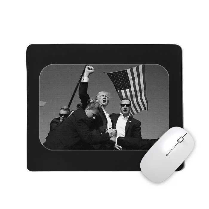 Trump Shot Pennsylvania July 14th 2024 Bold Design Mousepad