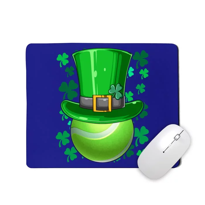 Tennis St Patrick's Day Irish Tennis Players Leprechaun Hat Gift Mousepad