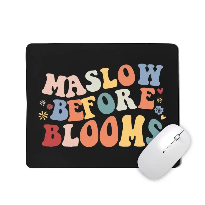 Teacher School Psychologist Special Ed Maslow Before Blooms Mousepad