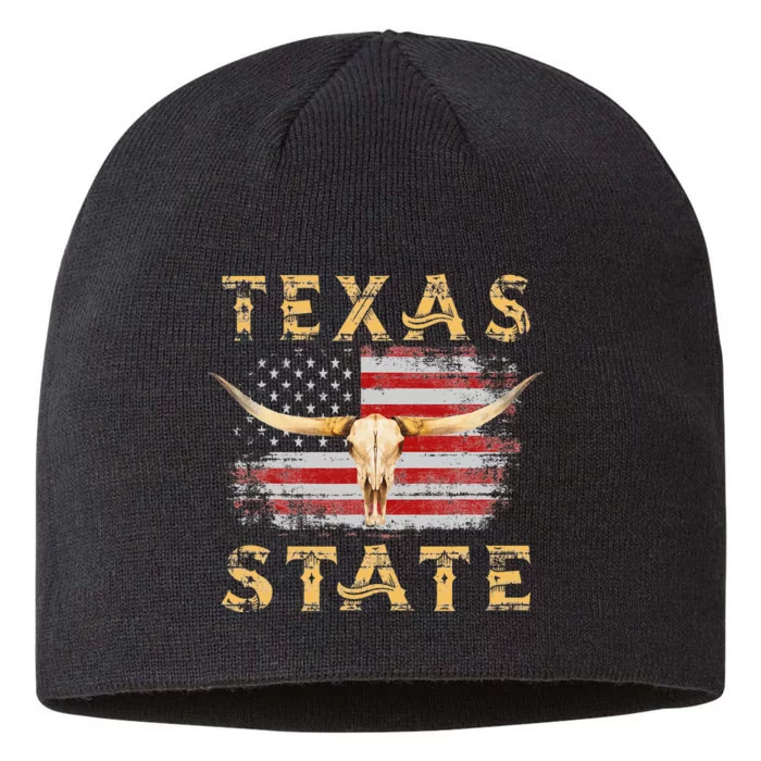 Texas State Pride since 1845 fan 8 1/2in Sustainable Knit Beanie