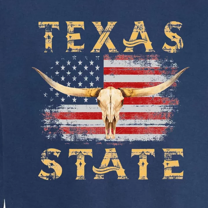 Texas State Pride since 1845 fan Garment-Dyed Sweatshirt