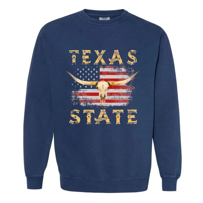 Texas State Pride since 1845 fan Garment-Dyed Sweatshirt