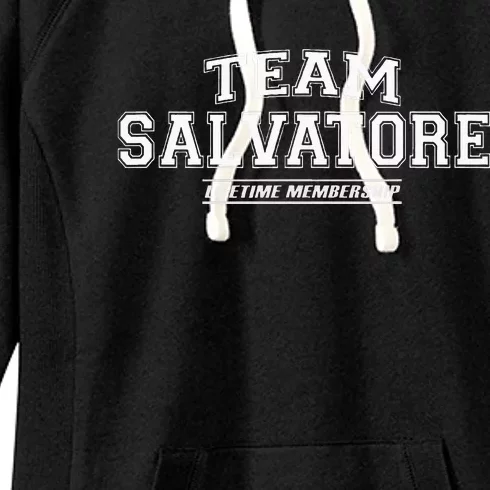 Team Salvatore Proud Family Surname Last Name Women's Fleece Hoodie