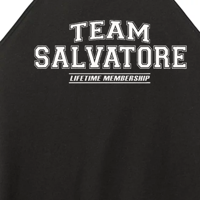 Team Salvatore Proud Family Surname Last Name Women’s Perfect Tri Rocker Tank