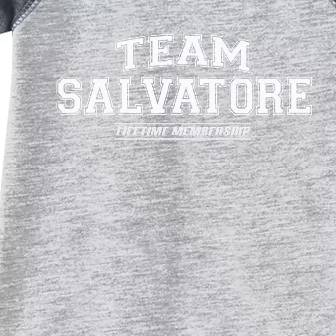 Team Salvatore Proud Family Surname Last Name Infant Baby Jersey Bodysuit