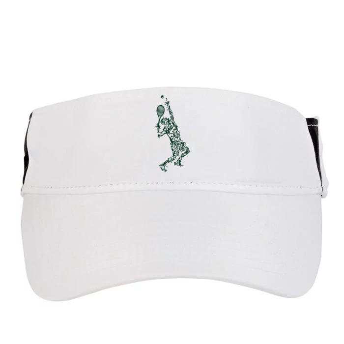 Tennis Shirt Player Positions Balls Racket In Drawing Adult Drive Performance Visor