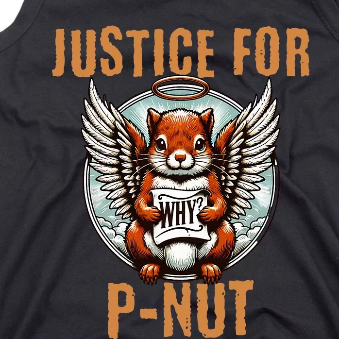 The Squirrel Pnut P’Nut Justice For P Nut Justice For Peanut Tank Top