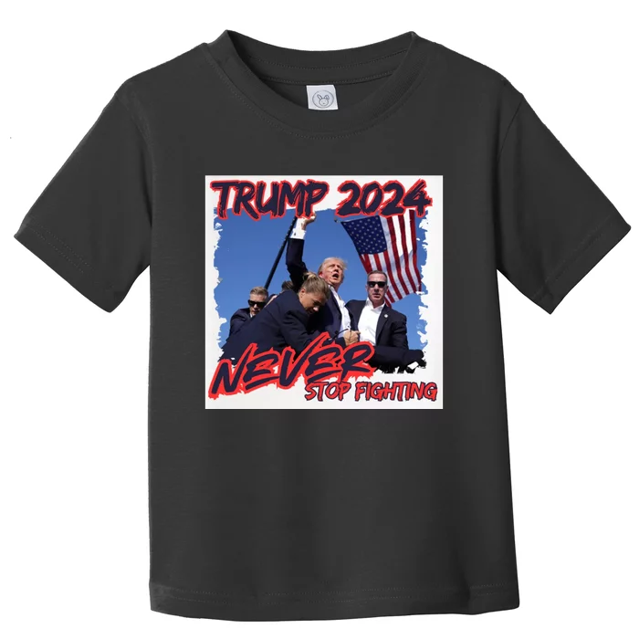 Trump Shooting President Trump Trending Political Trump 2024 Election A Toddler T-Shirt