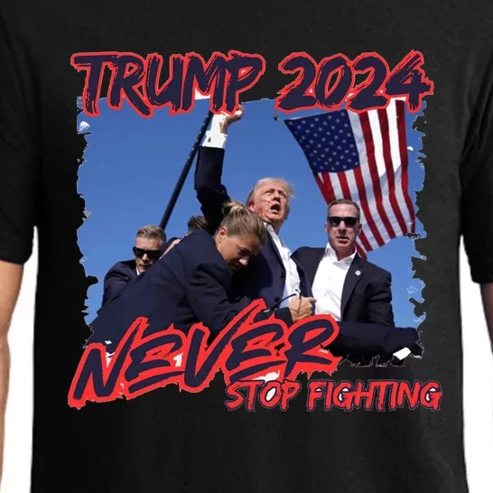 Trump Shooting President Trump Political Trump 2024 Election A Pajama Set