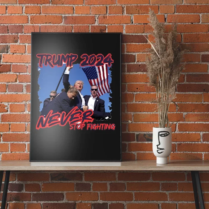 Trump Shooting President Trump Political Trump 2024 Election A Poster