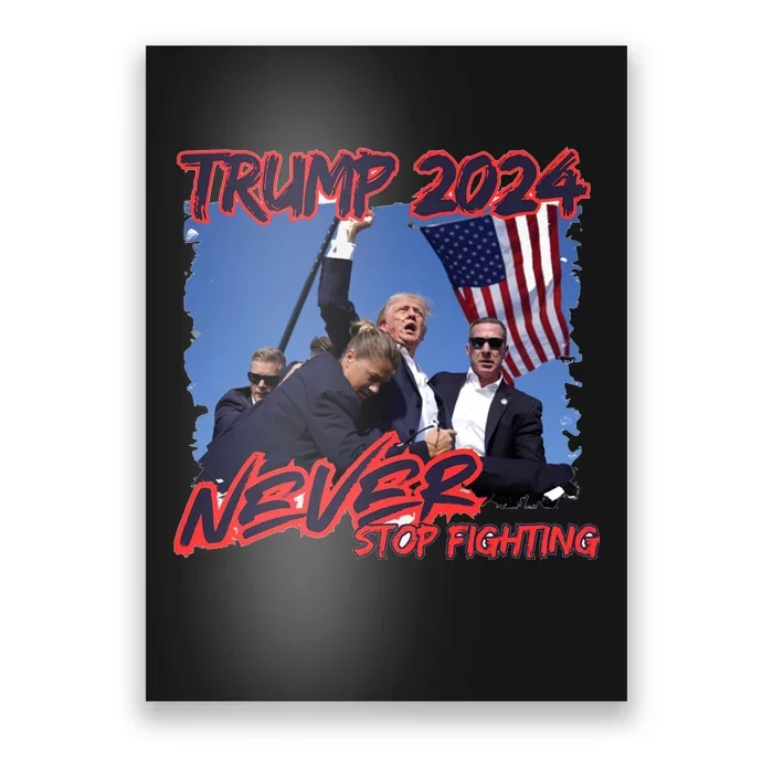 Trump Shooting President Trump Political Trump 2024 Election A Poster